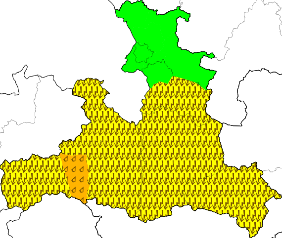 Hier sehen Sie die Warnlage von Donnerstag, dem 23.02.2012. Die ausgewählte Warnart ist "Alle Warnungen".(Letzte Aktualisierung: 23.02.2012 09:56 Uhr)