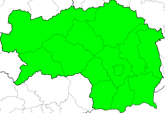 Aktuelle Unwetterwarnungen für Österreich