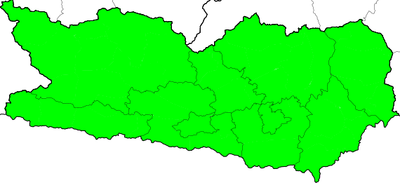 Hier sehen Sie die Warnlage von Donnerstag, dem 23.02.2012. Die ausgewählte Warnart ist "Alle Warnungen".(Letzte Aktualisierung: 23.02.2012 09:56 Uhr)