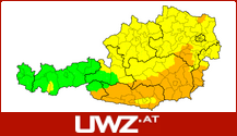 Aktuelle Unwetterwarnungen für Österreich