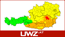 Aktuelle Unwetterwarnungen für Österreich